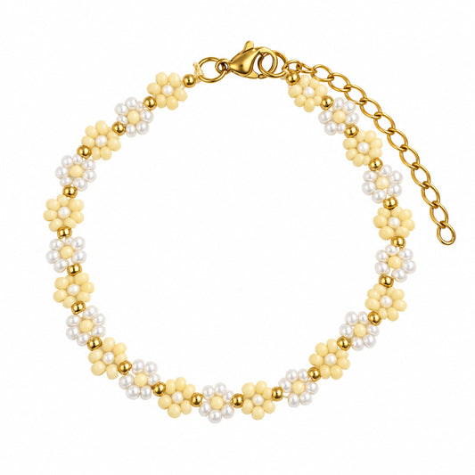 Bloesem Armband - Vanille Bloesem