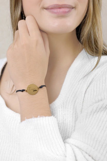 Armband Charlotte - Naam + Figuurtje