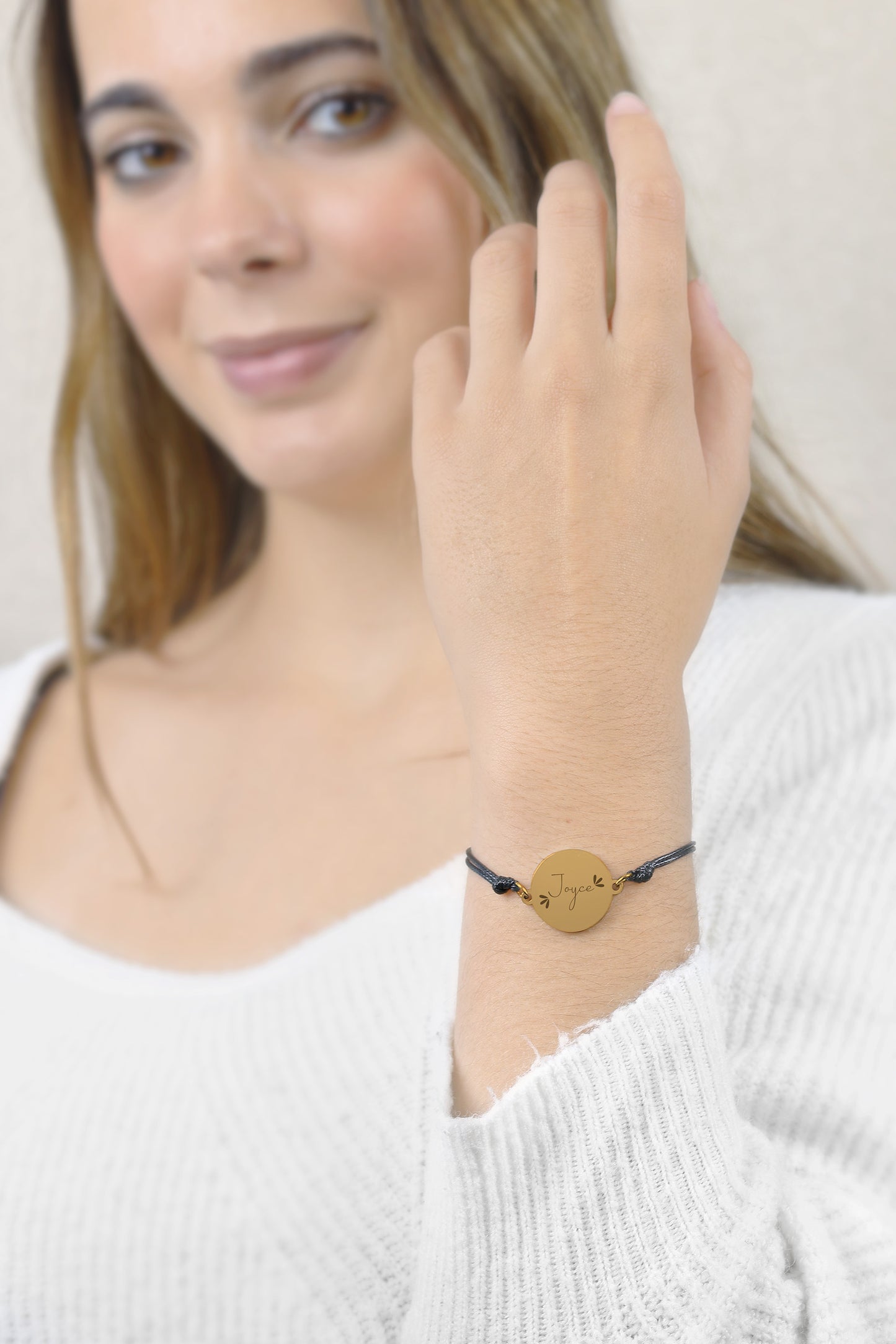 Armband Charlotte - Naam + Figuurtje