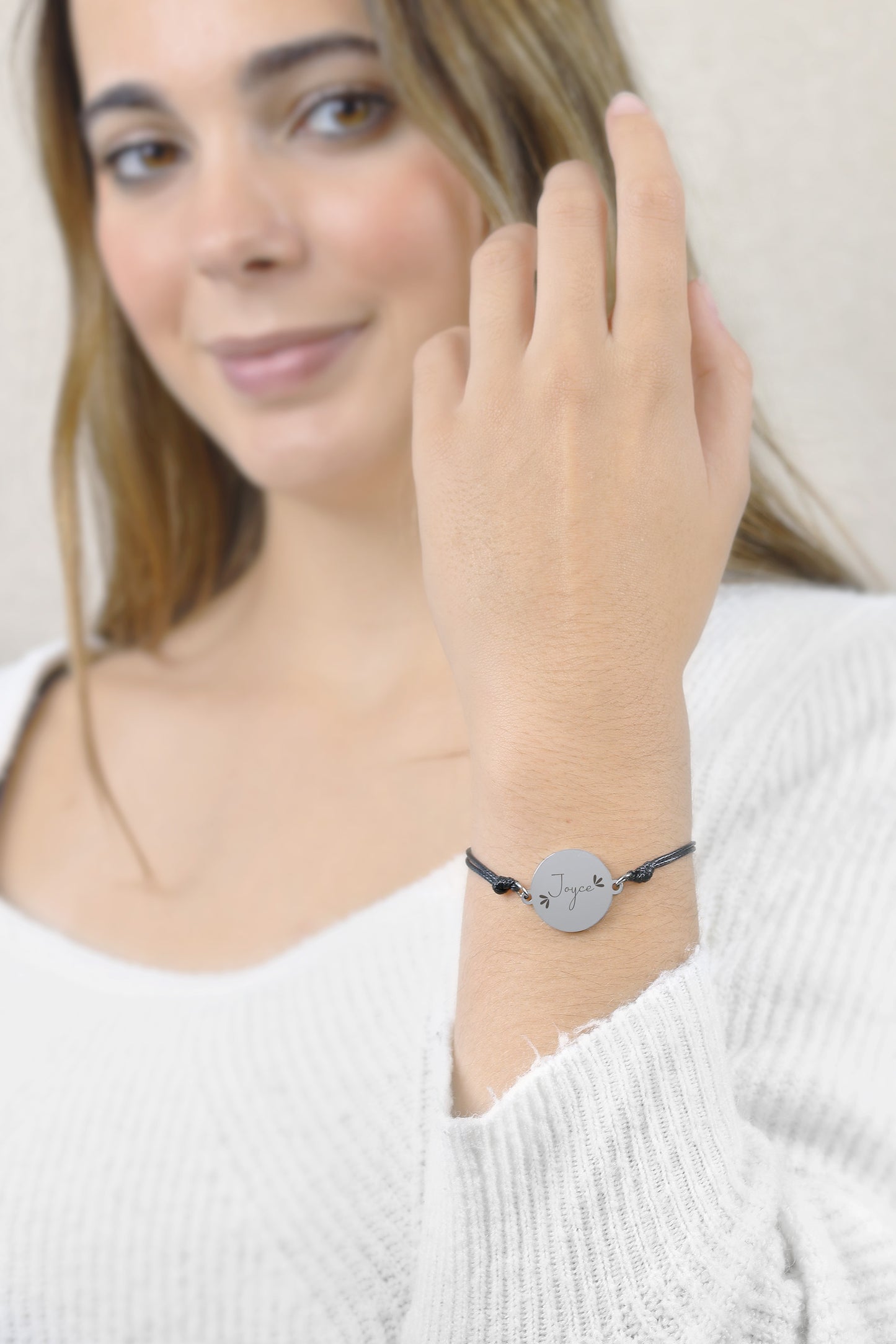 Armband Charlotte - Naam + Figuurtje