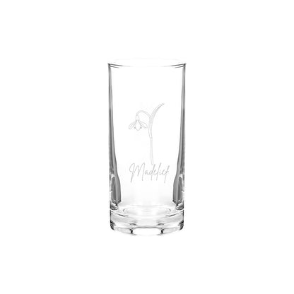 Longdrink glas - Geboortebloem