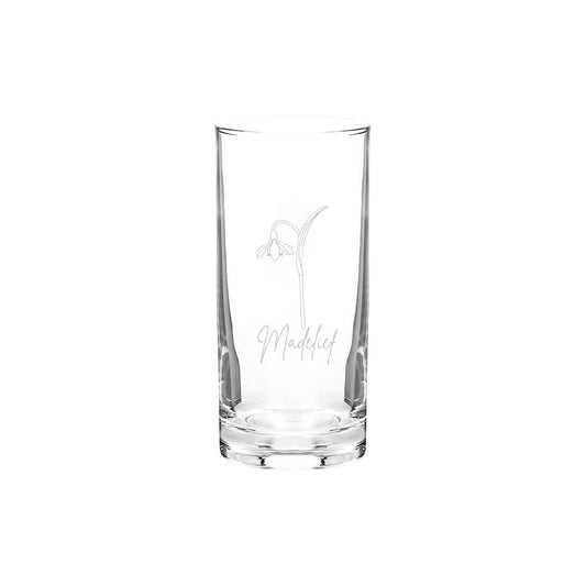 Longdrink glas - Geboortebloem
