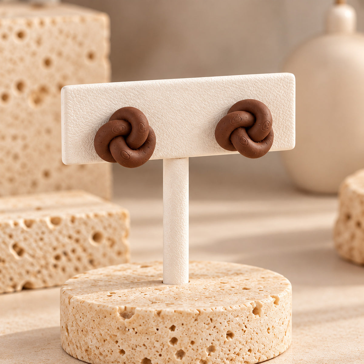 3D Print Oorbel - Knoopje