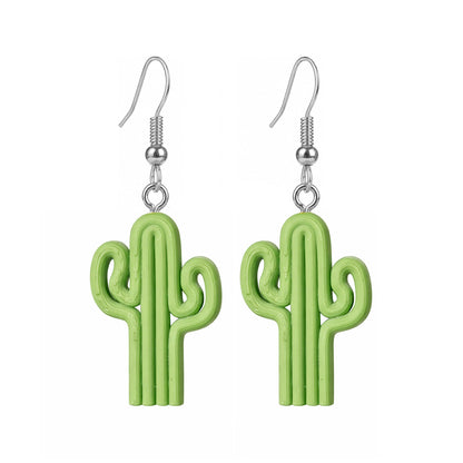 3D Print Oorbel - Draadcactus