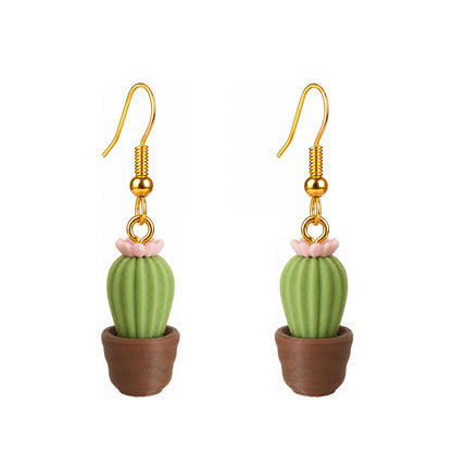 3D Print Oorbel - Cactus