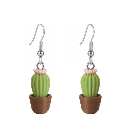 3D Print Oorbel - Cactus