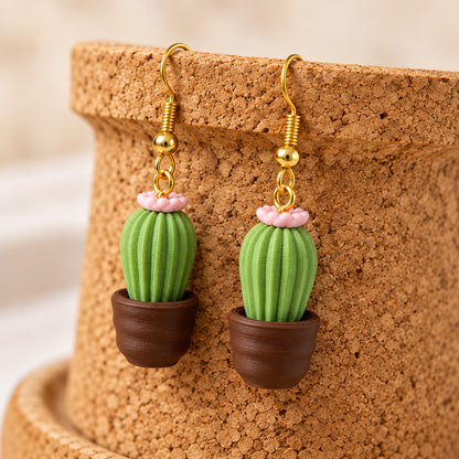 3D Print Oorbel - Cactus