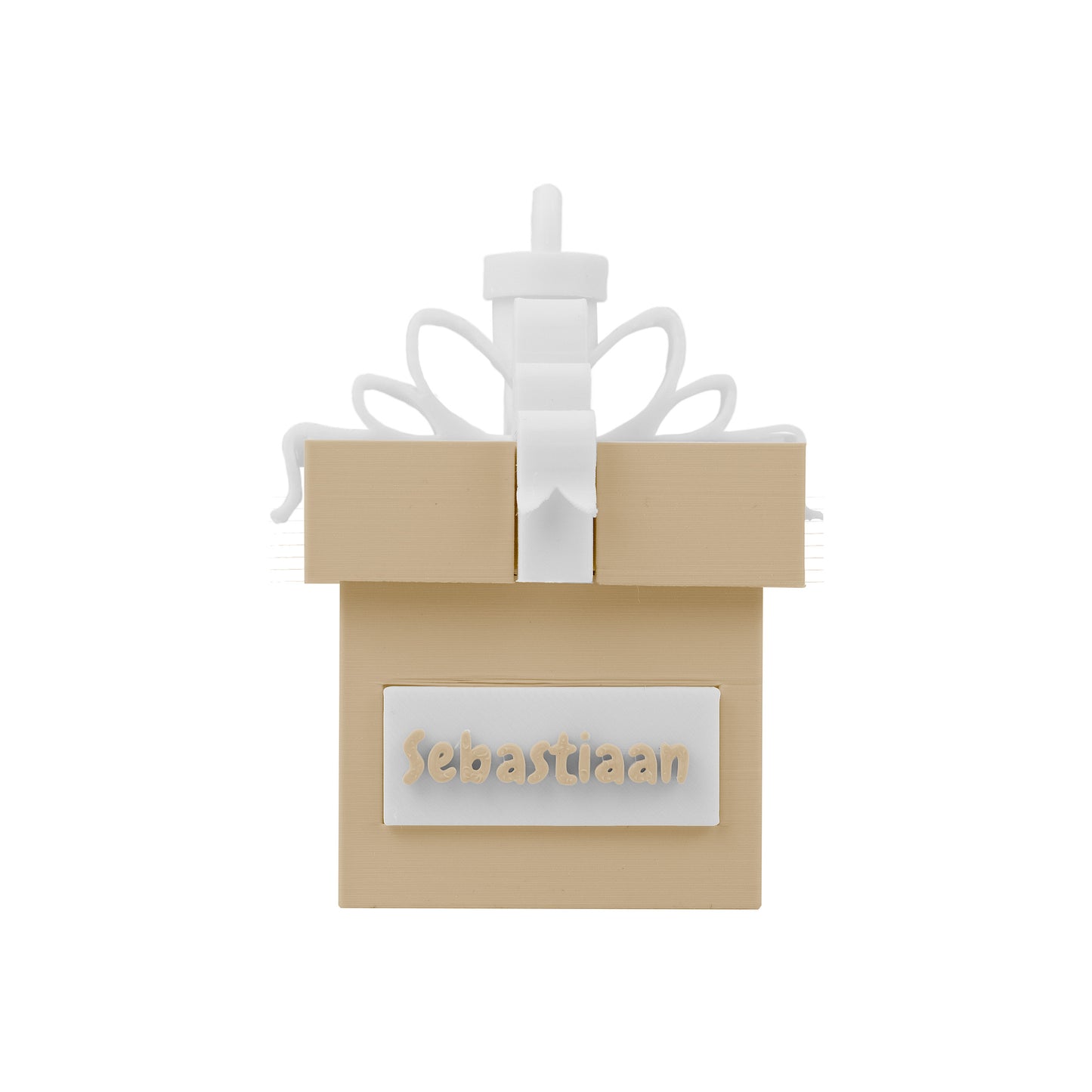 3D Kerstbal - Cadeau