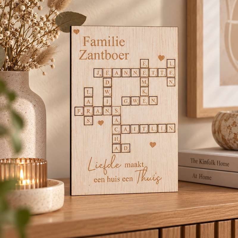 Puzzelbord - Familie