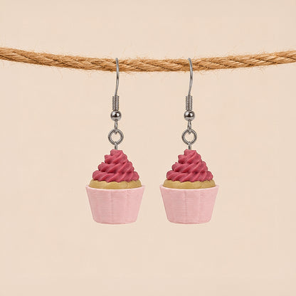 3D Print Oorbel - Cupcake