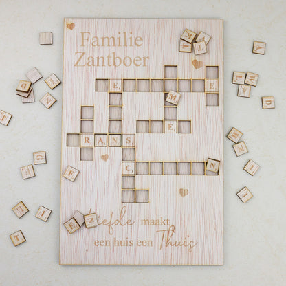 Puzzelbord - Familie