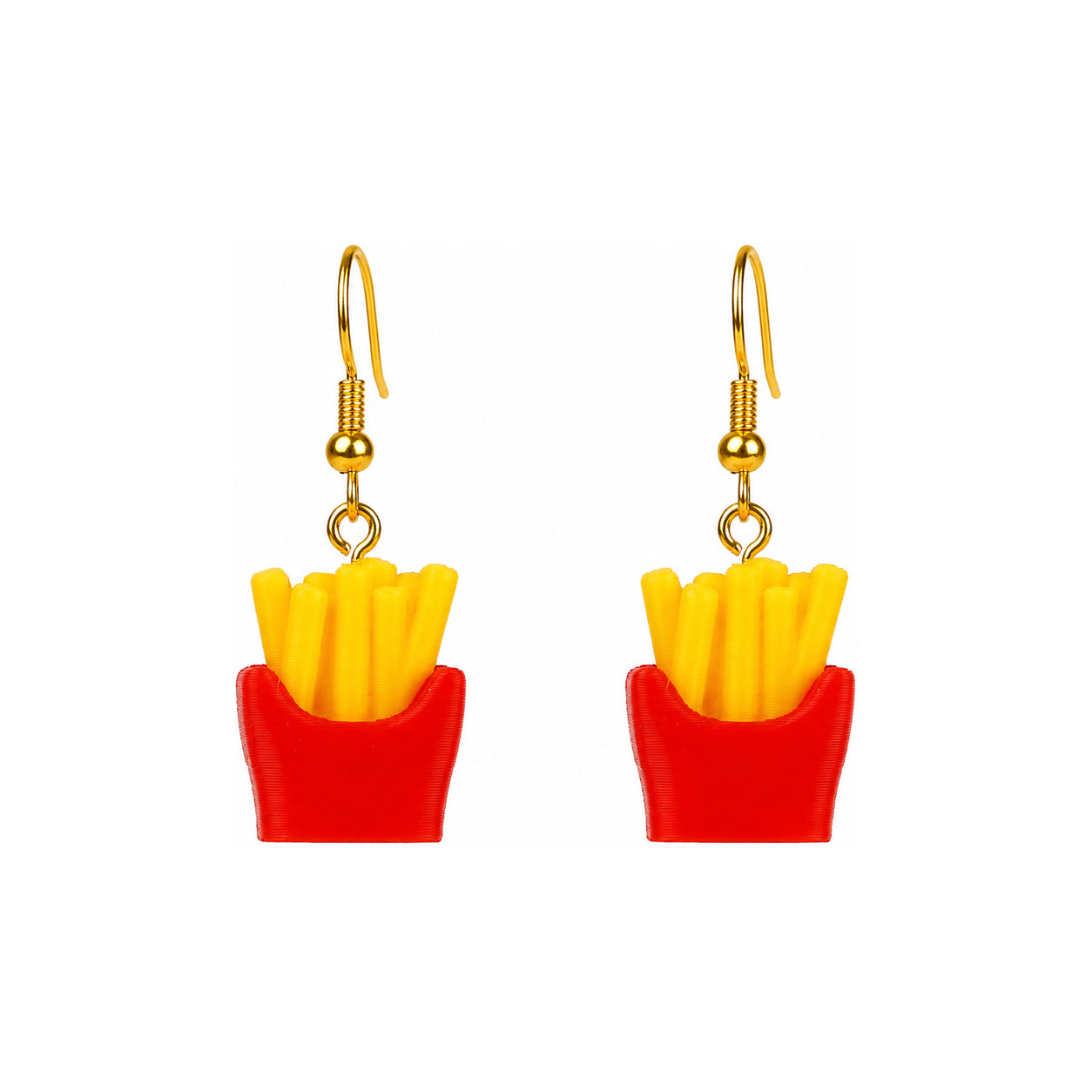 3D Print Oorbel - Frietjes