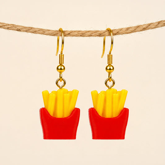 3D Print Oorbel - Frietjes