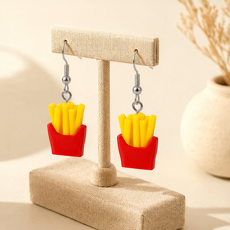 3D Print Oorbel - Frietjes