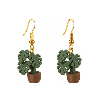 3D Print Oorbel - Gatenplant