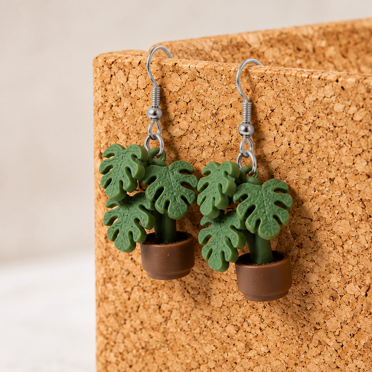 3D Print Oorbel - Gatenplant