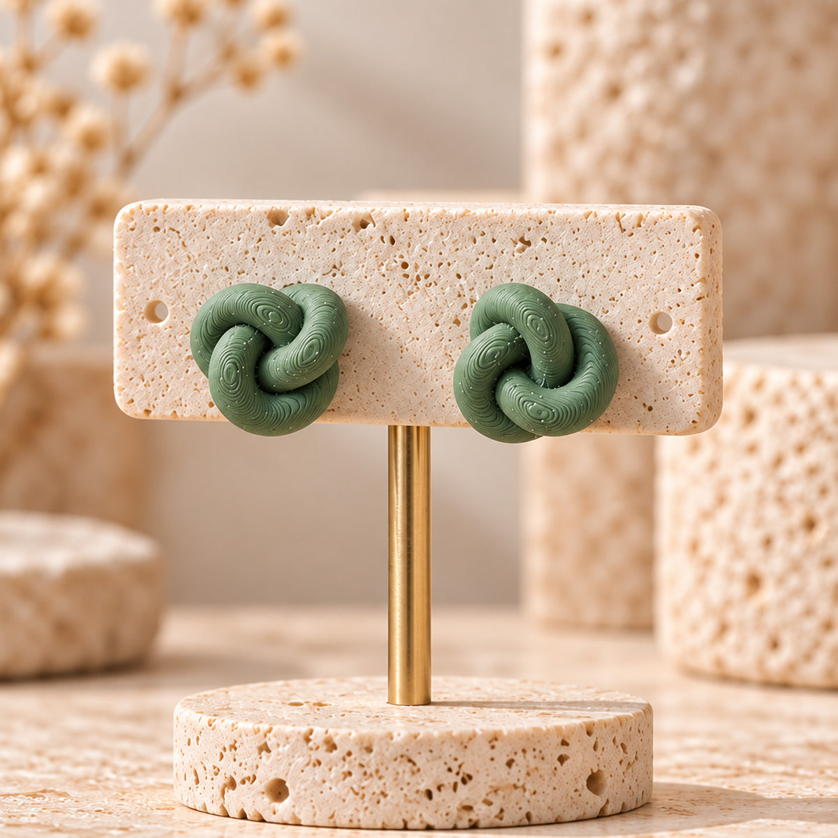 3D Print Oorbel - Knoopje