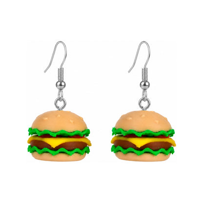 3D Print Oorbel - Hamburger