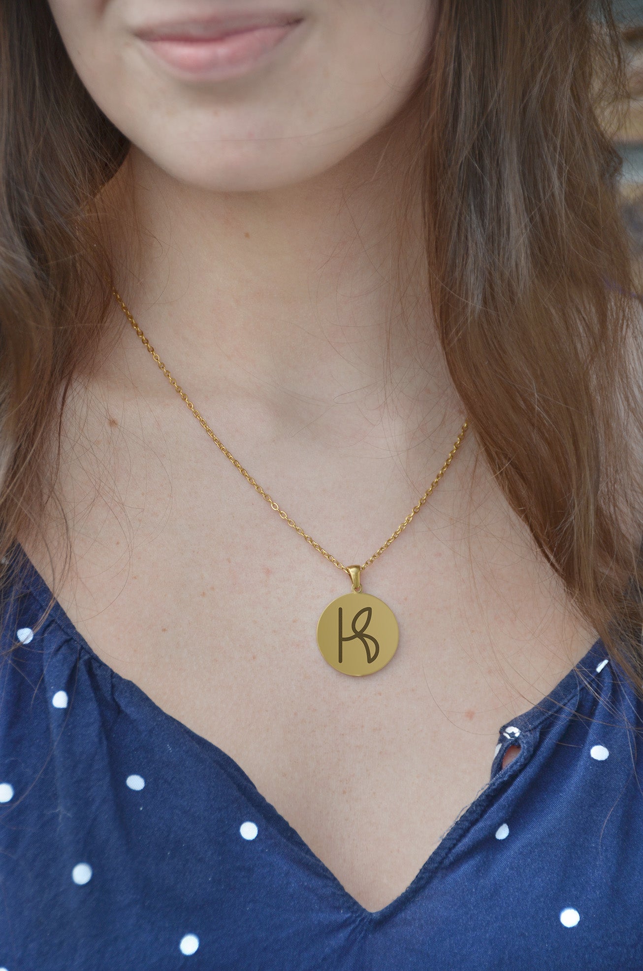 Ketting Mila - Naamlogo Koppel