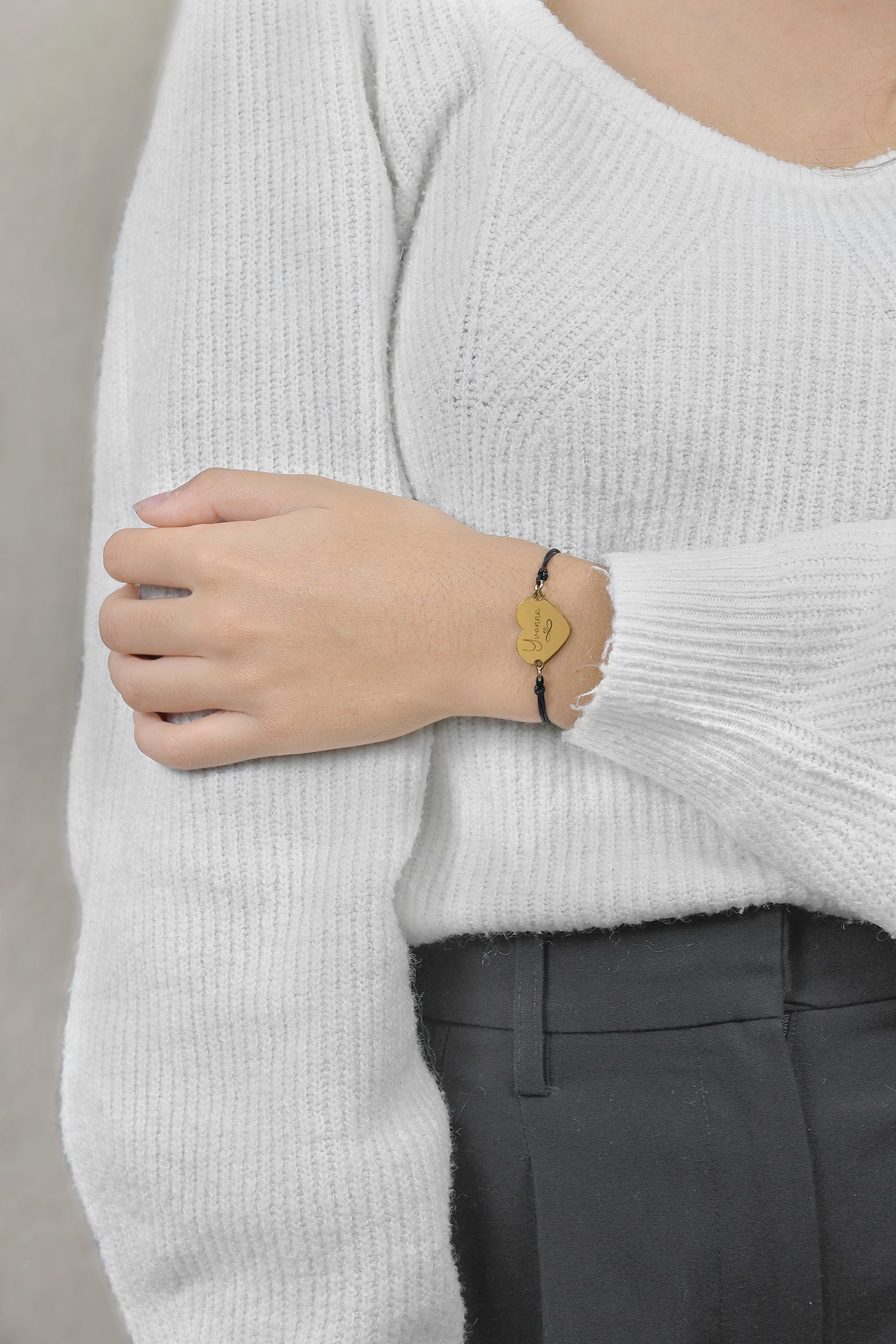 Armband Claire - Naam + Figuurtje