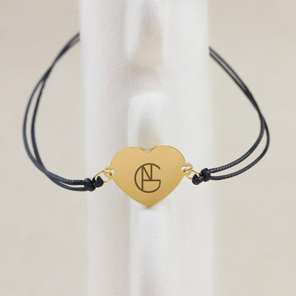 Armband Claire - Naamlogo Koppel
