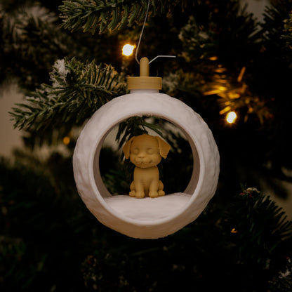 3D Dierenkerstbal - Hond