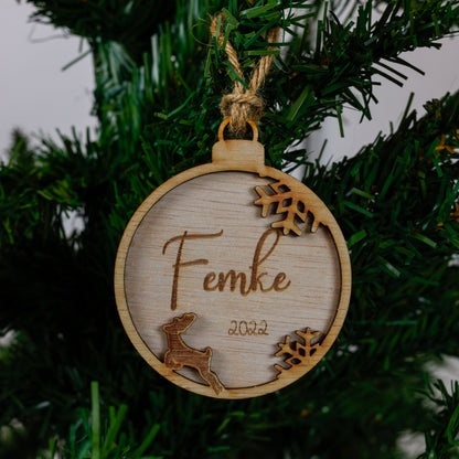 Kerstbal - Hert