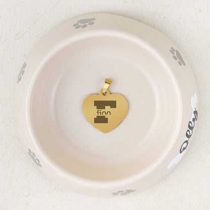 Hondenpenning Hartje - Initial ID