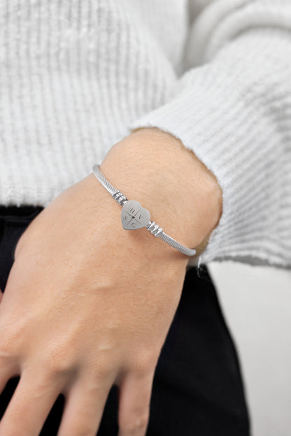Armband Chloé - Initialen Hartje