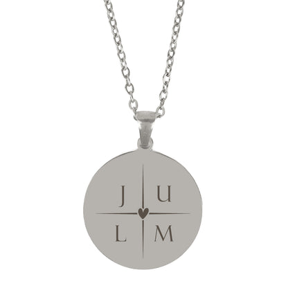 Ketting Mila - Initialen Hartje