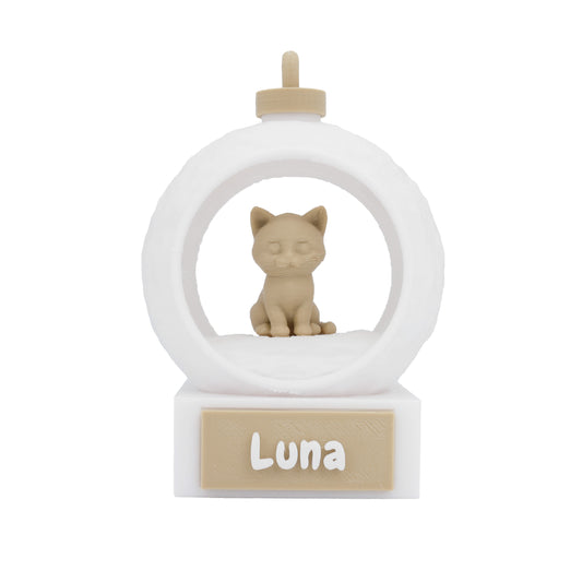 3D Dierenkerstbal - Kat