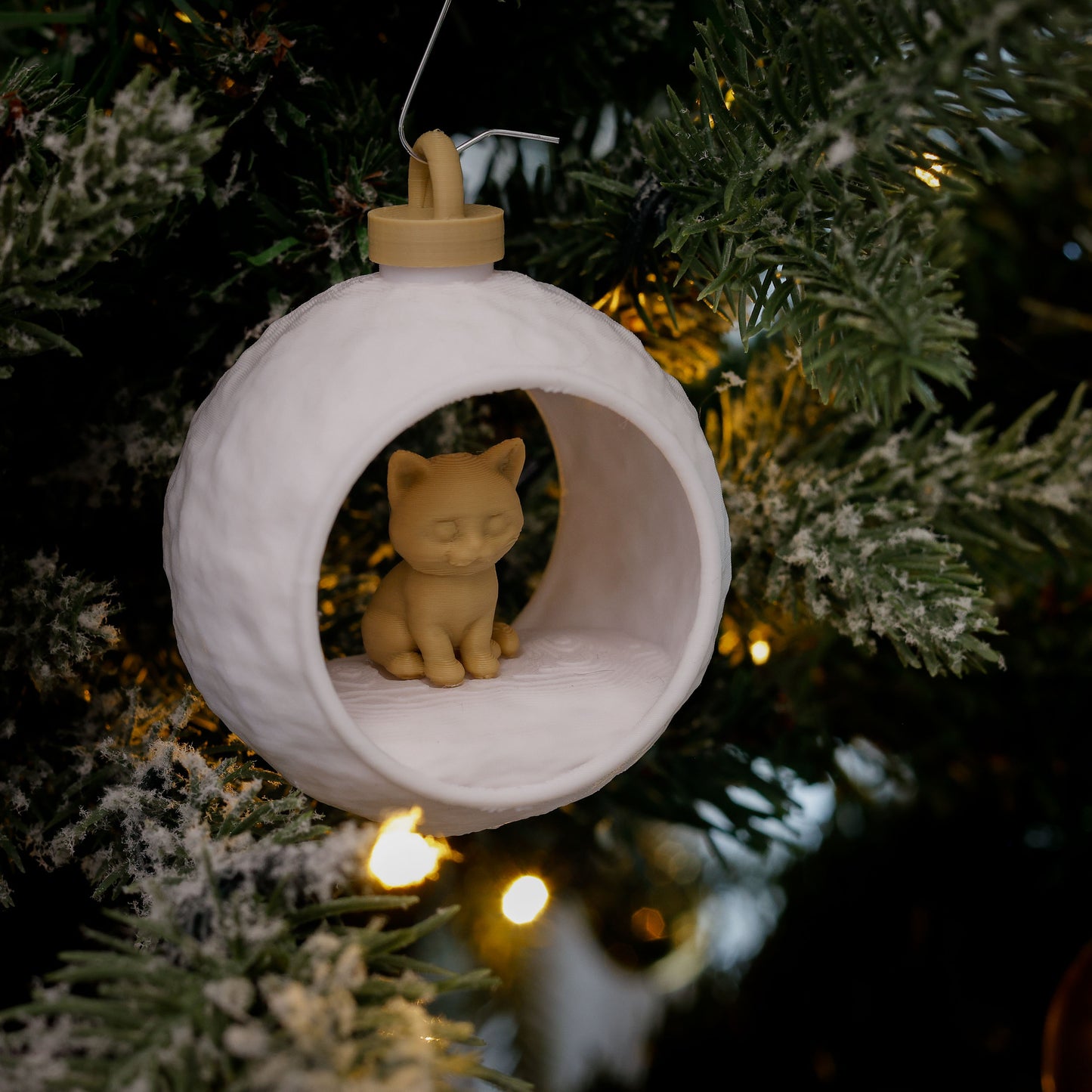 3D Dierenkerstbal - Kat