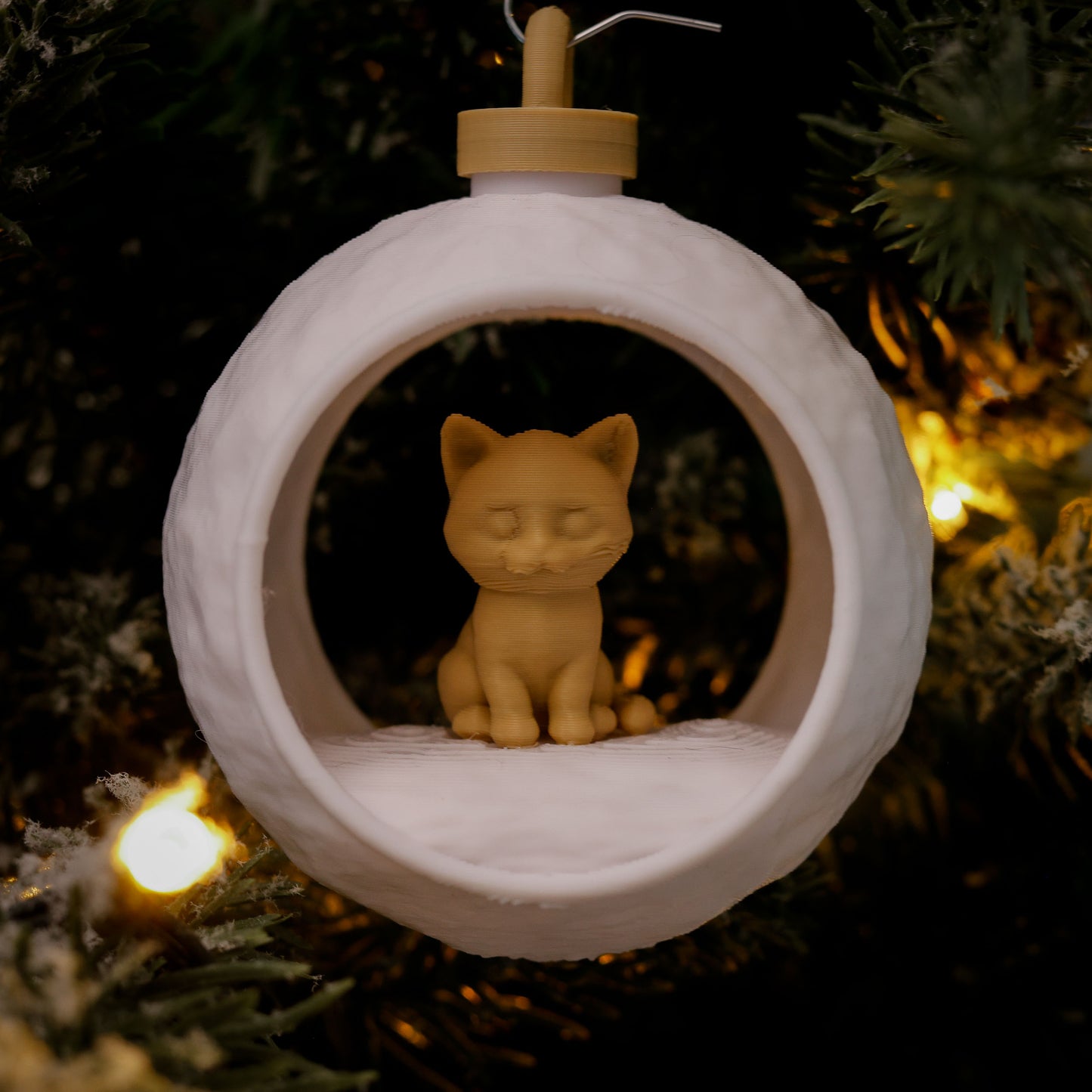 3D Dierenkerstbal - Kat