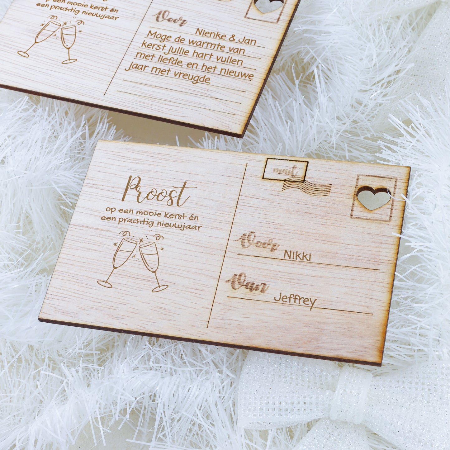 Houten kaart - Proost!