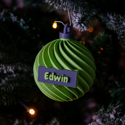 3D Kerstbal - Twist