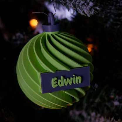 3D Kerstbal - Twist
