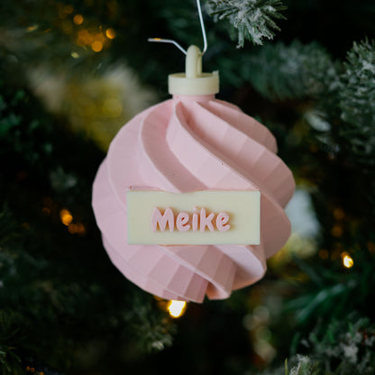 3D Kerstbal - XL Twist