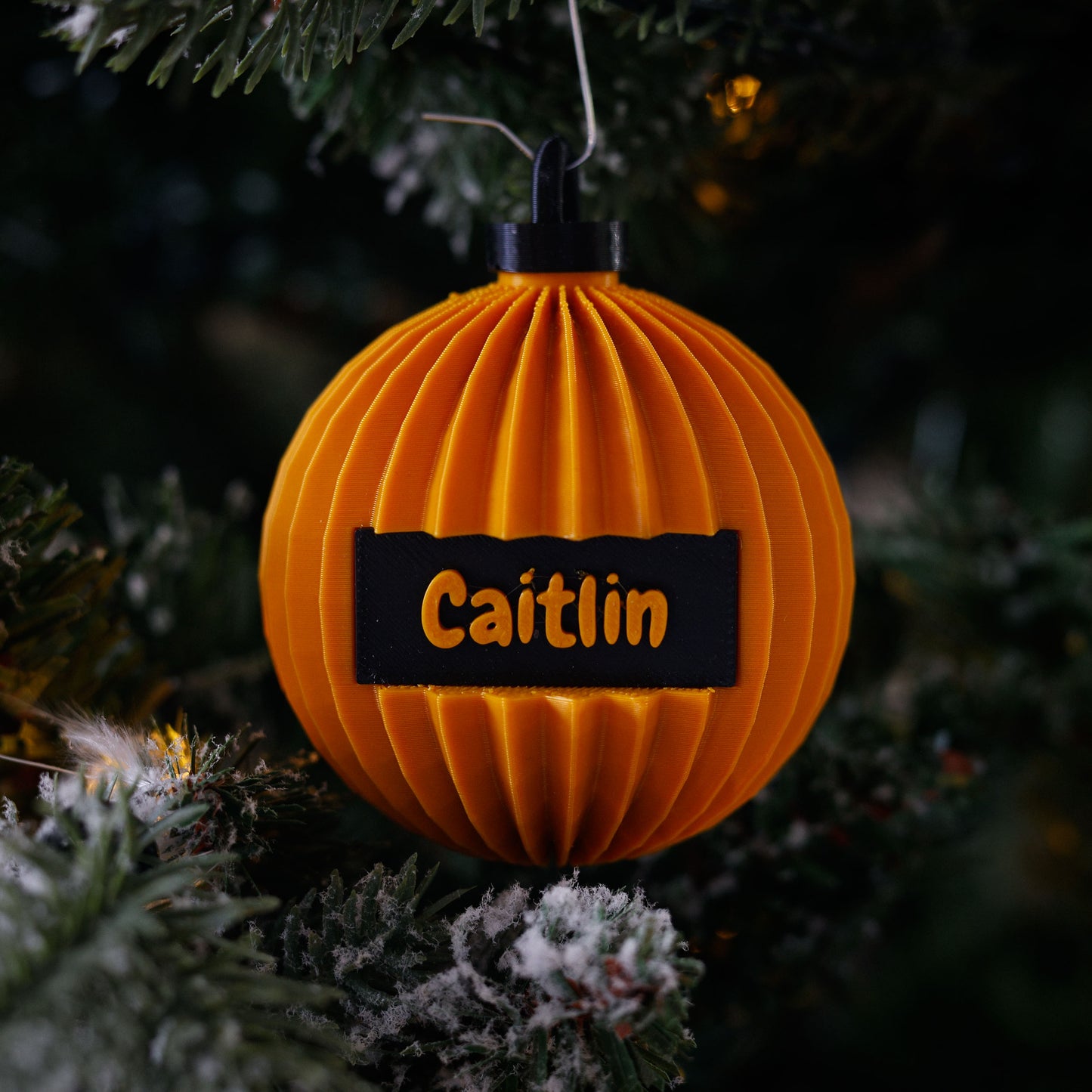 3D Kerstbal - Ribbel