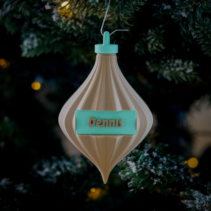 3D Kerstbal - Druppel