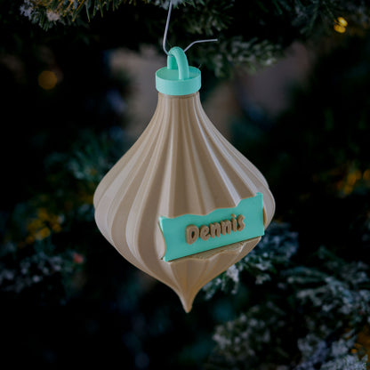 3D Kerstbal - Druppel