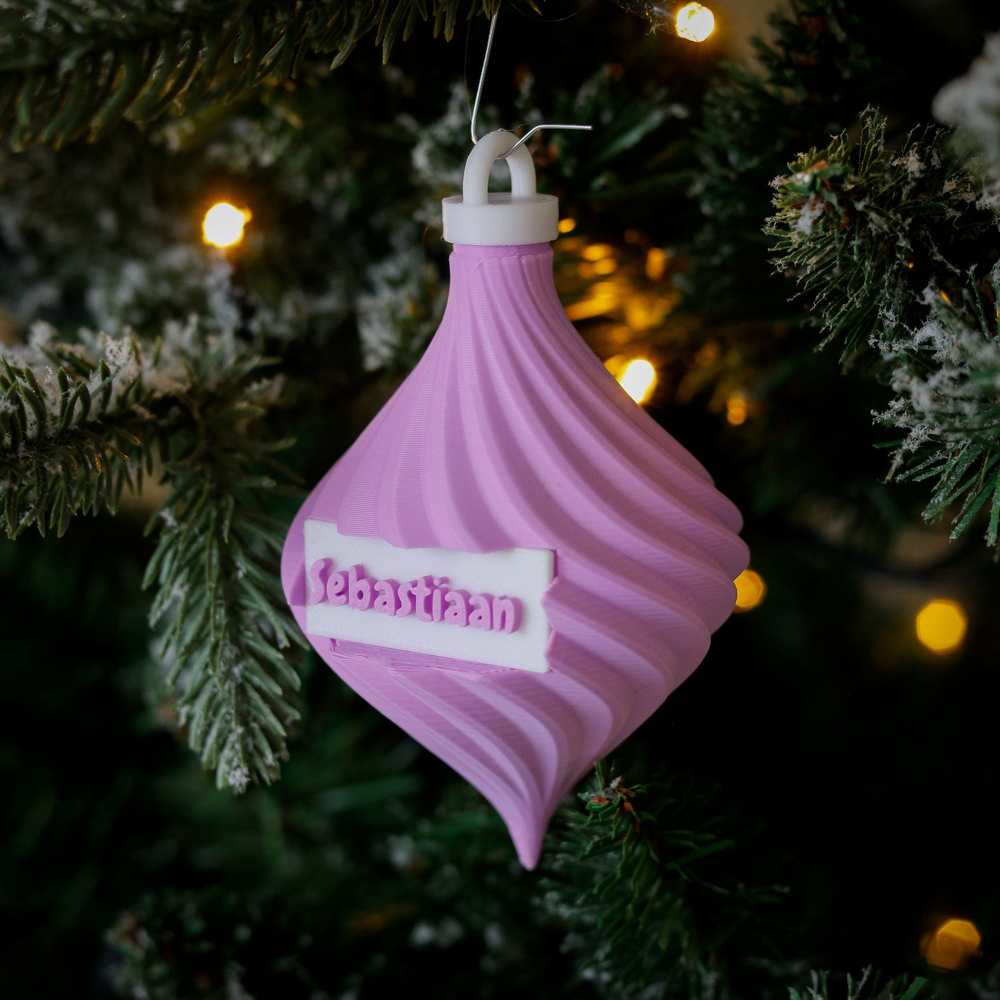 3D Kerstbal - Druppel Twist