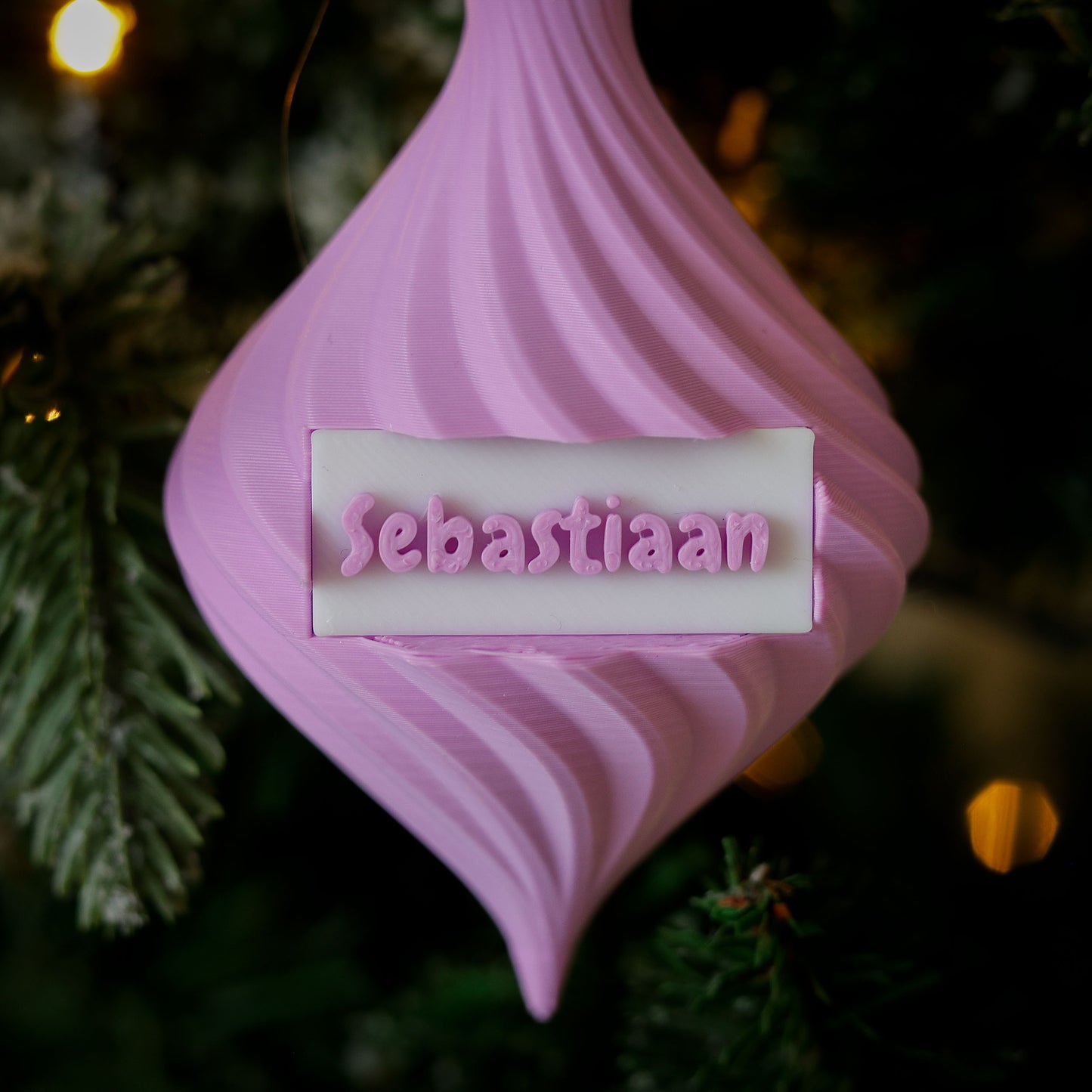 3D Kerstbal - Druppel Twist