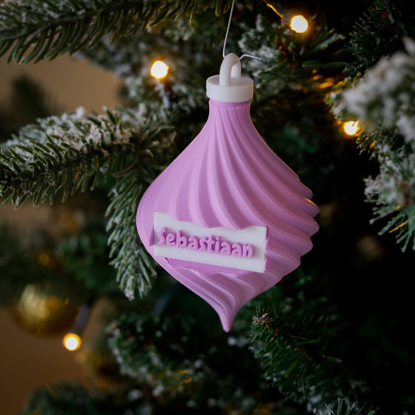 3D Kerstbal - Druppel Twist