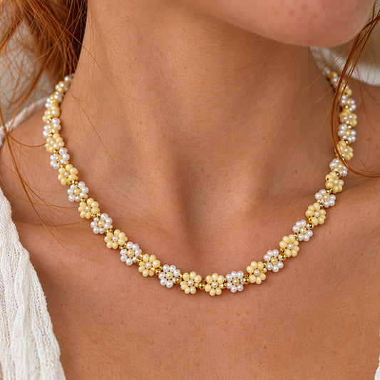 Bloesem Ketting - Vanille Bloesem
