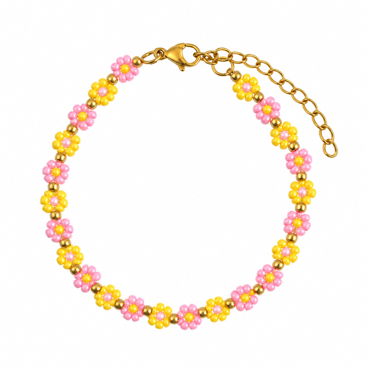 Bloesem Armband - Koraal Bloesem