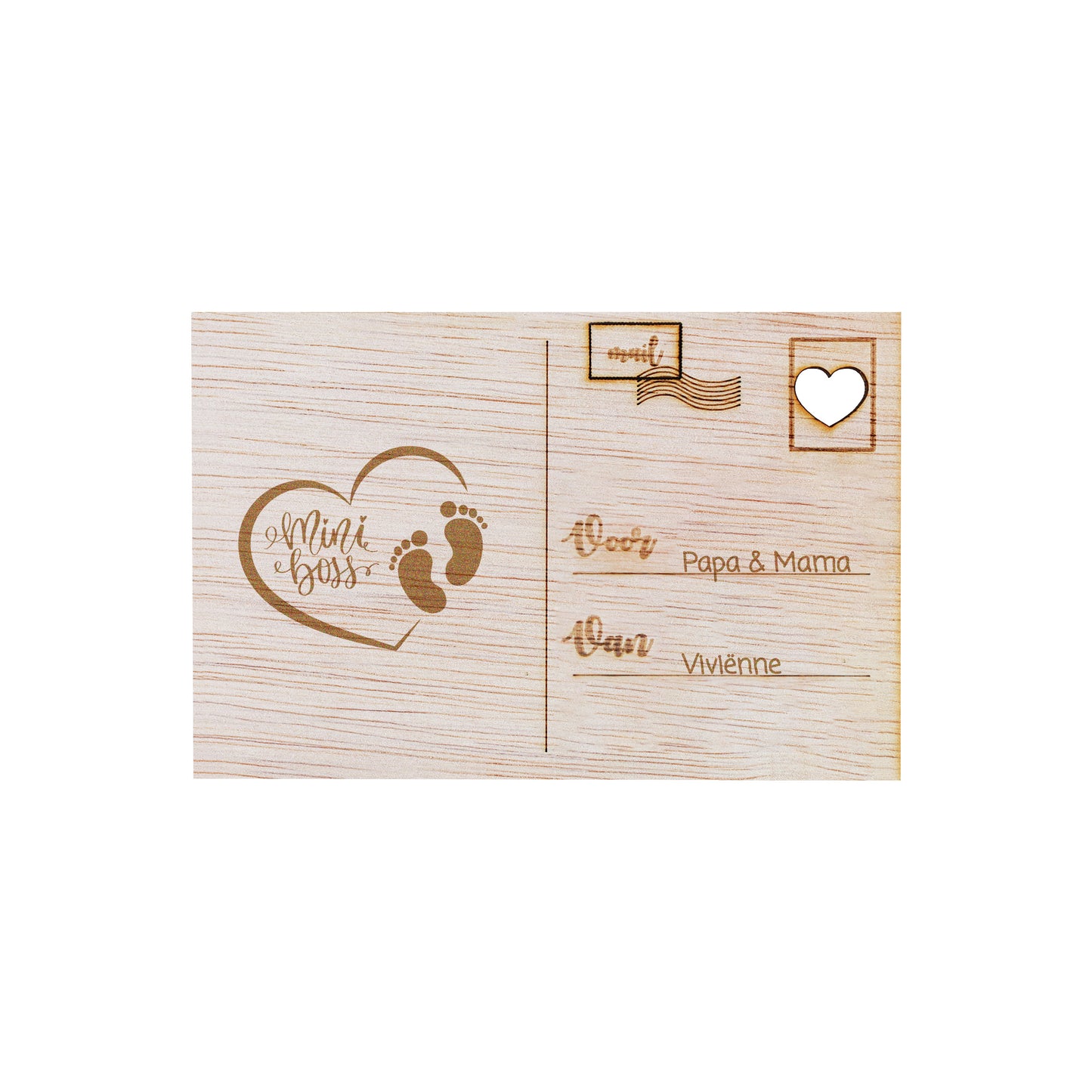 Houten kaart - Mini Boss