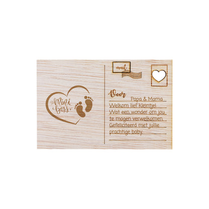 Houten kaart - Mini Boss