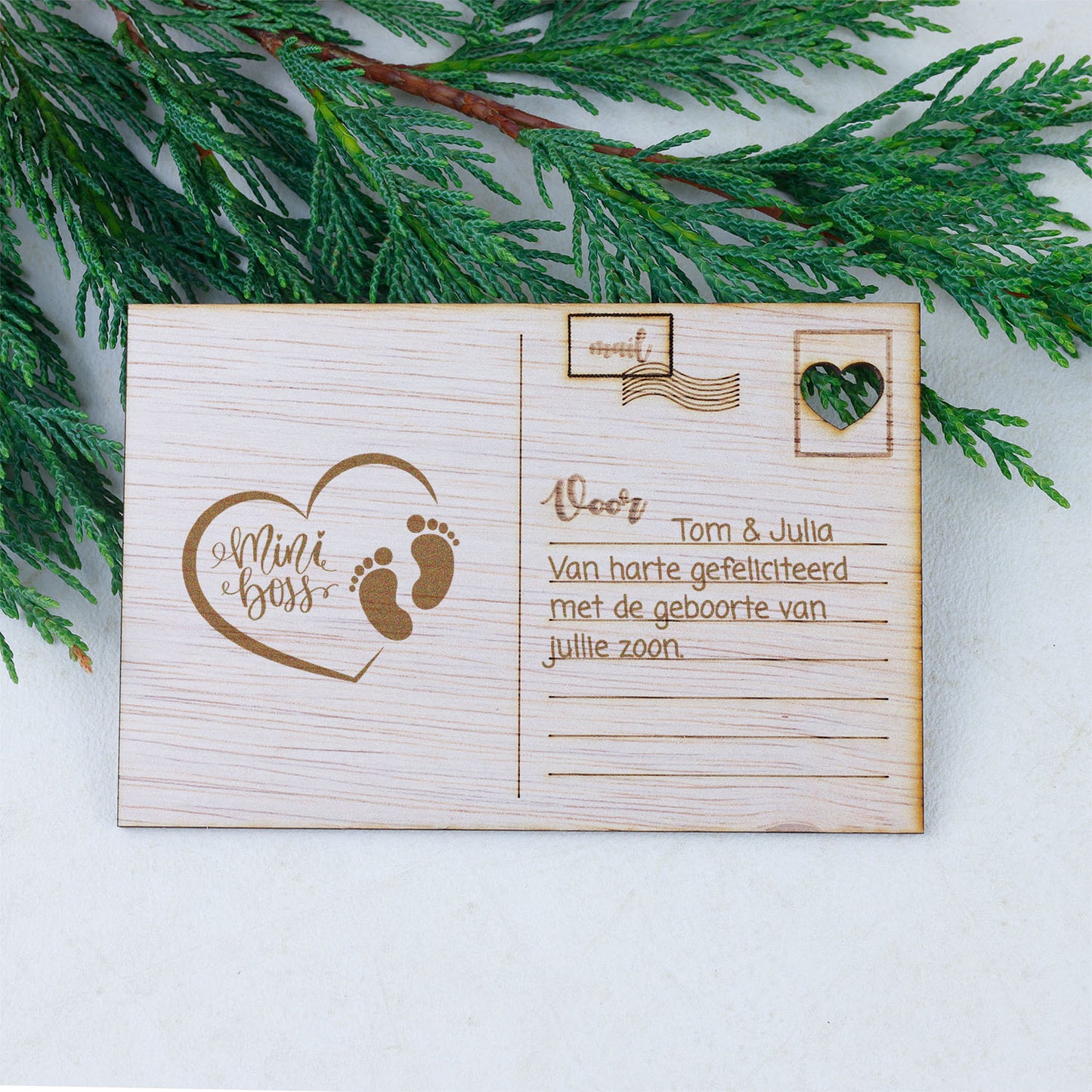 Houten kaart - Mini Boss