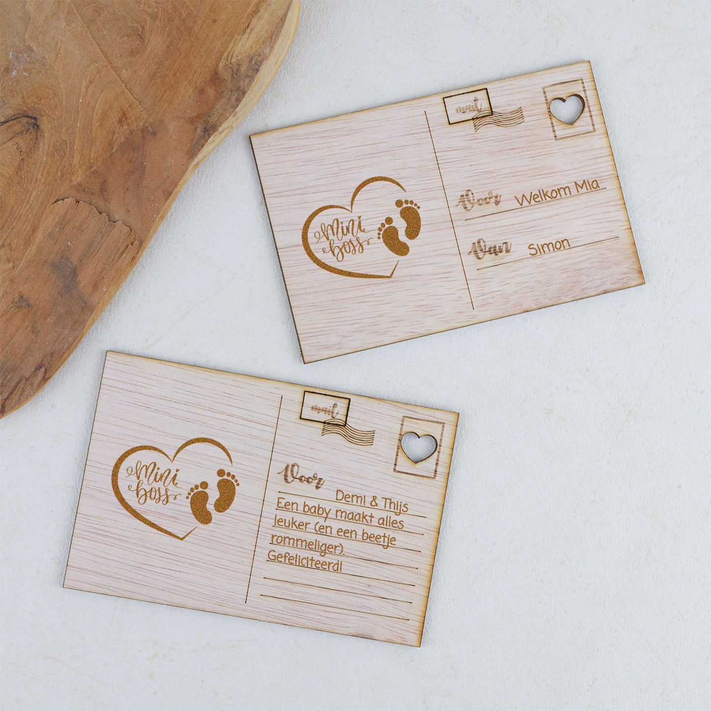 Houten kaart - Mini Boss