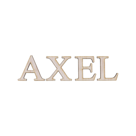 Houten Naam Axel